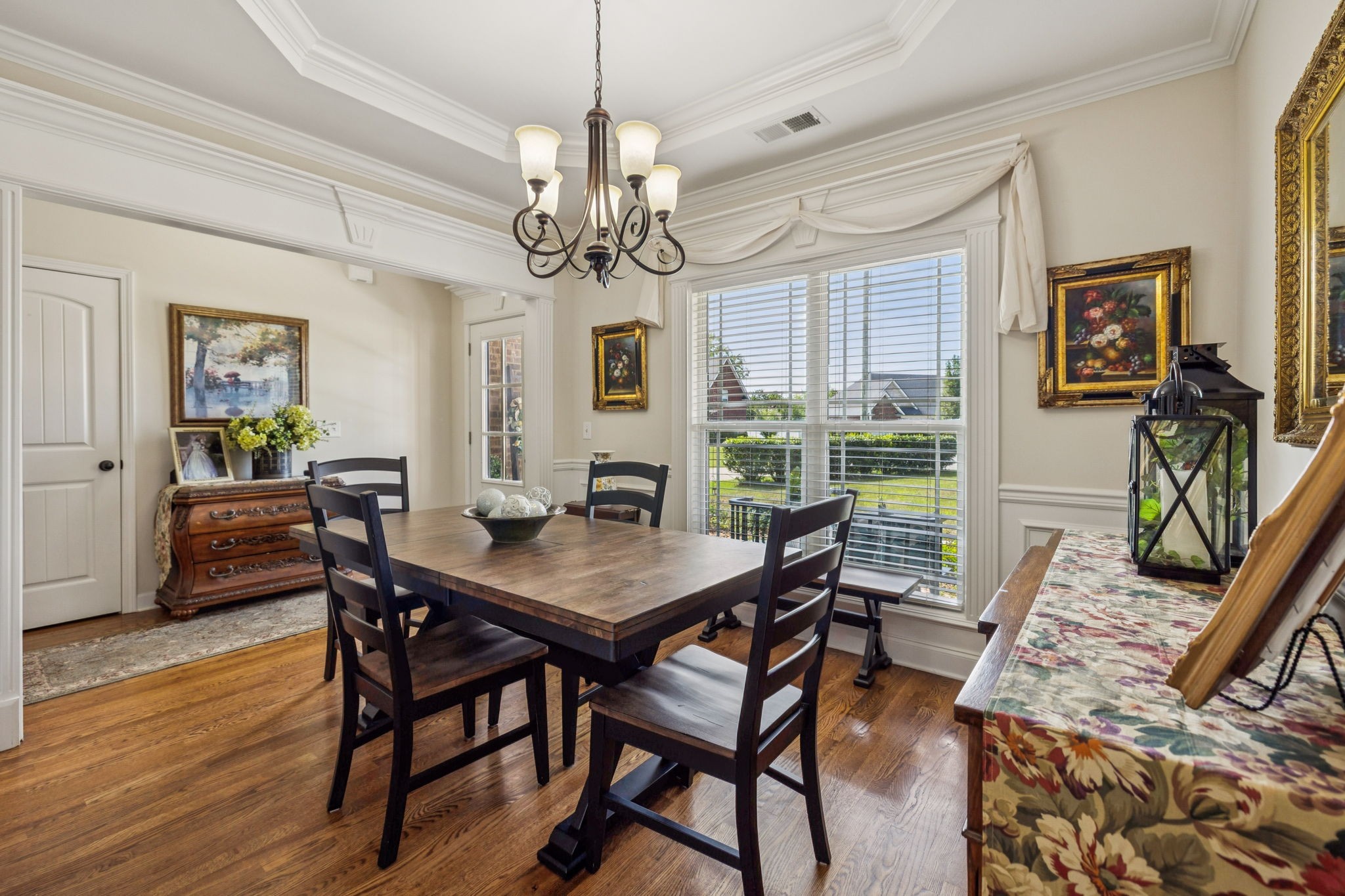 323 Amazonway Ridge Murfreesboro, TN 37130 - Photo 15 of 41 a view of a dining room with furniture window and wooden floor