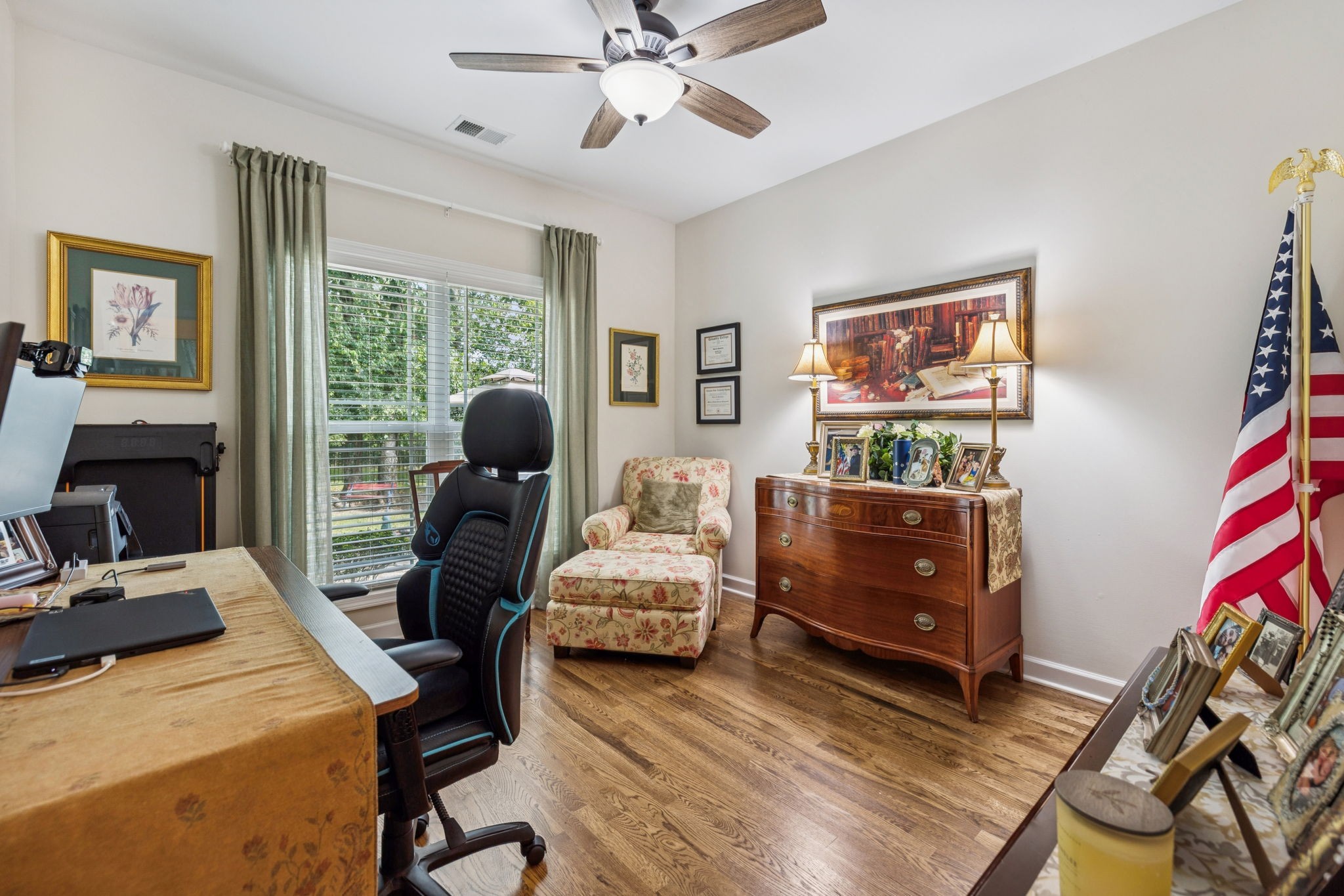 323 Amazonway Ridge Murfreesboro, TN 37130 - Photo 21 of 41 a bedroom with a bed and wooden floor