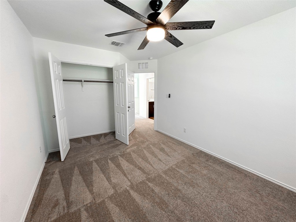 925 Duskywing Way Georgetown, TX 78626 - Photo 18 of 28 Secondary bedroom #1 with large closet