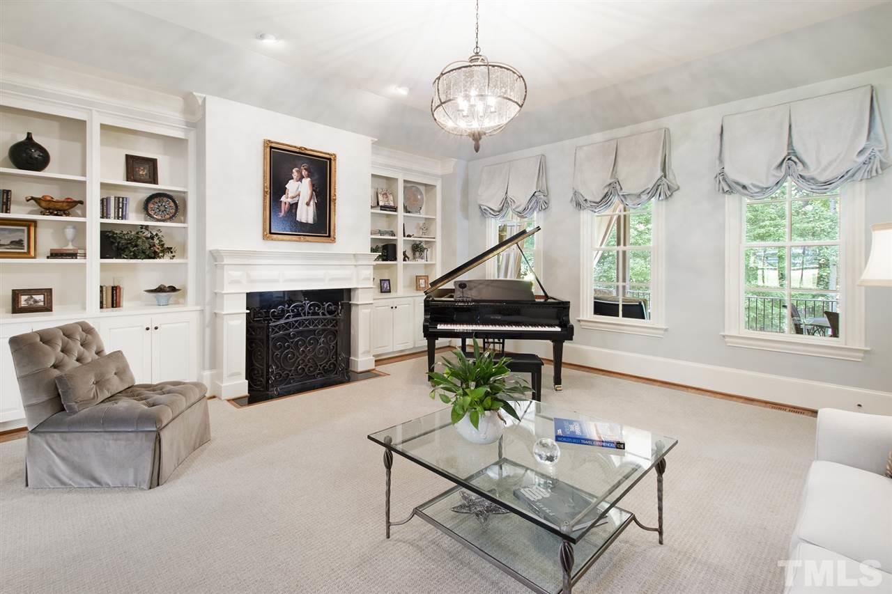 1512 Consett Court Raleigh, NC 27613 - Photo 12 of 30 Formal living room with French door to covered porch