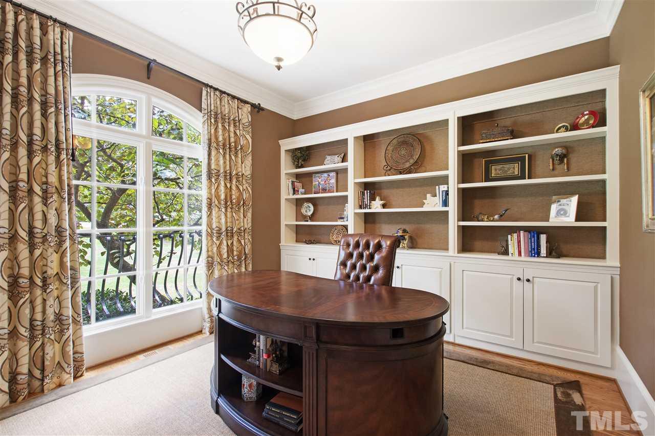 1512 Consett Court Raleigh, NC 27613 - Photo 15 of 30 Home office with custom built-ins