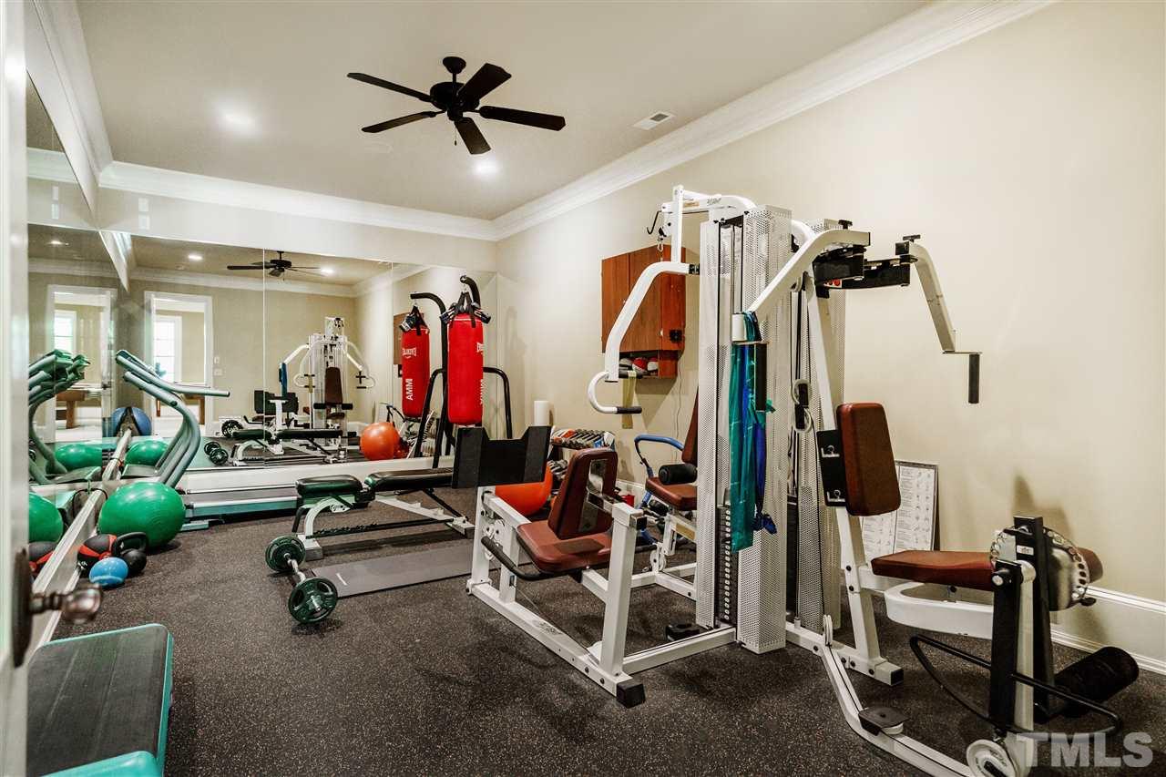 1512 Consett Court Raleigh, NC 27613 - Photo 23 of 30 Basement level exercise studio