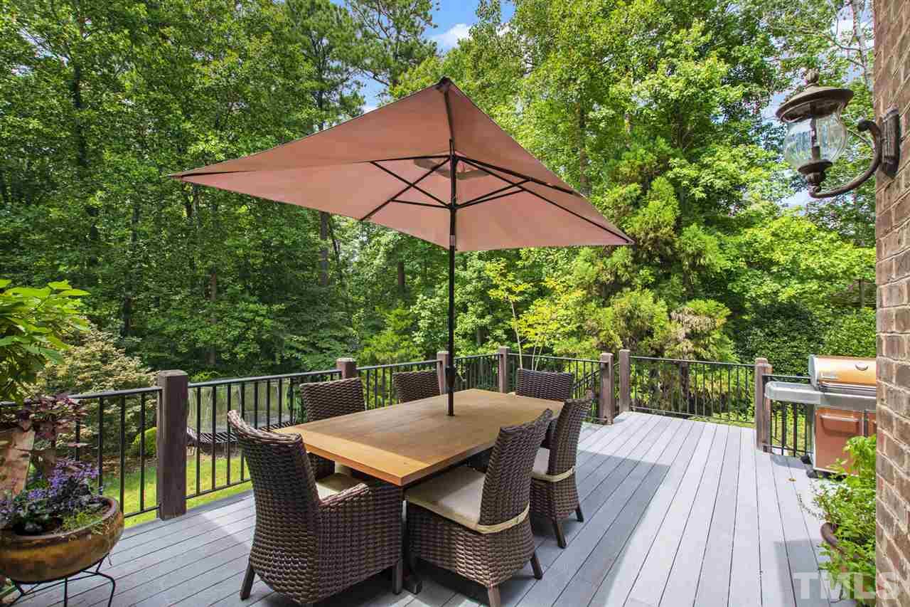 1512 Consett Court Raleigh, NC 27613 - Photo 10 of 30 Ample grilling and dining deck off breakfast room