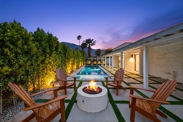 a view of a house with a patio