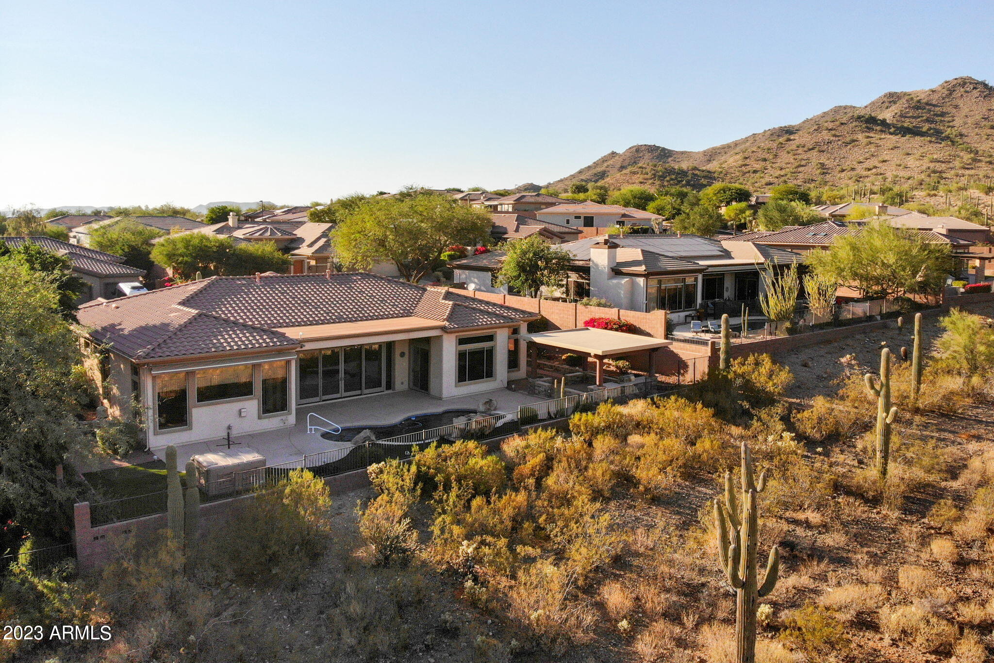 42409 North Back Creek Way Anthem, AZ 85086 - Photo 1 of 87 Arial view mountain side