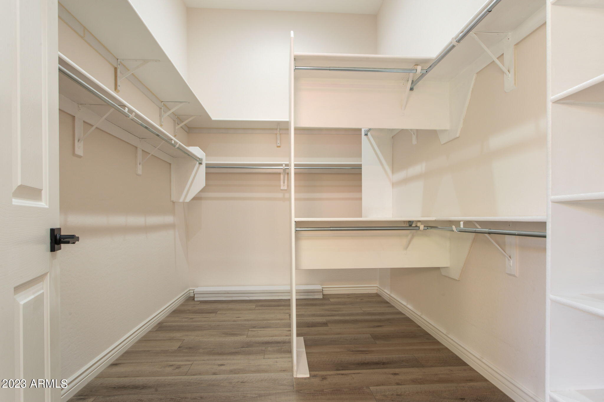 42409 North Back Creek Way Anthem, AZ 85086 - Photo 32 of 87 a view of walk in closet with empty racks