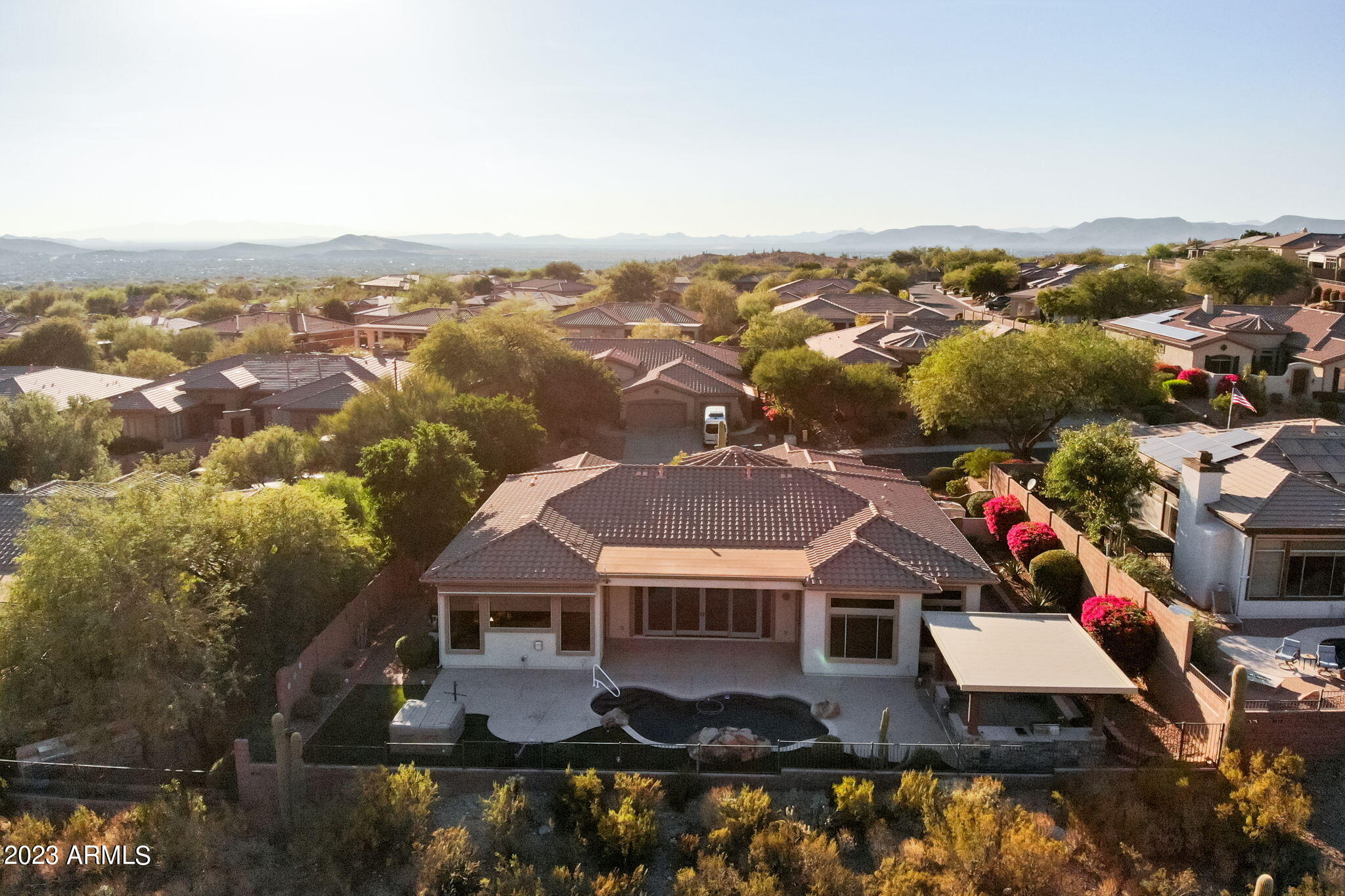 42409 North Back Creek Way Anthem, AZ 85086 - Photo 71 of 87 an aerial view of a house