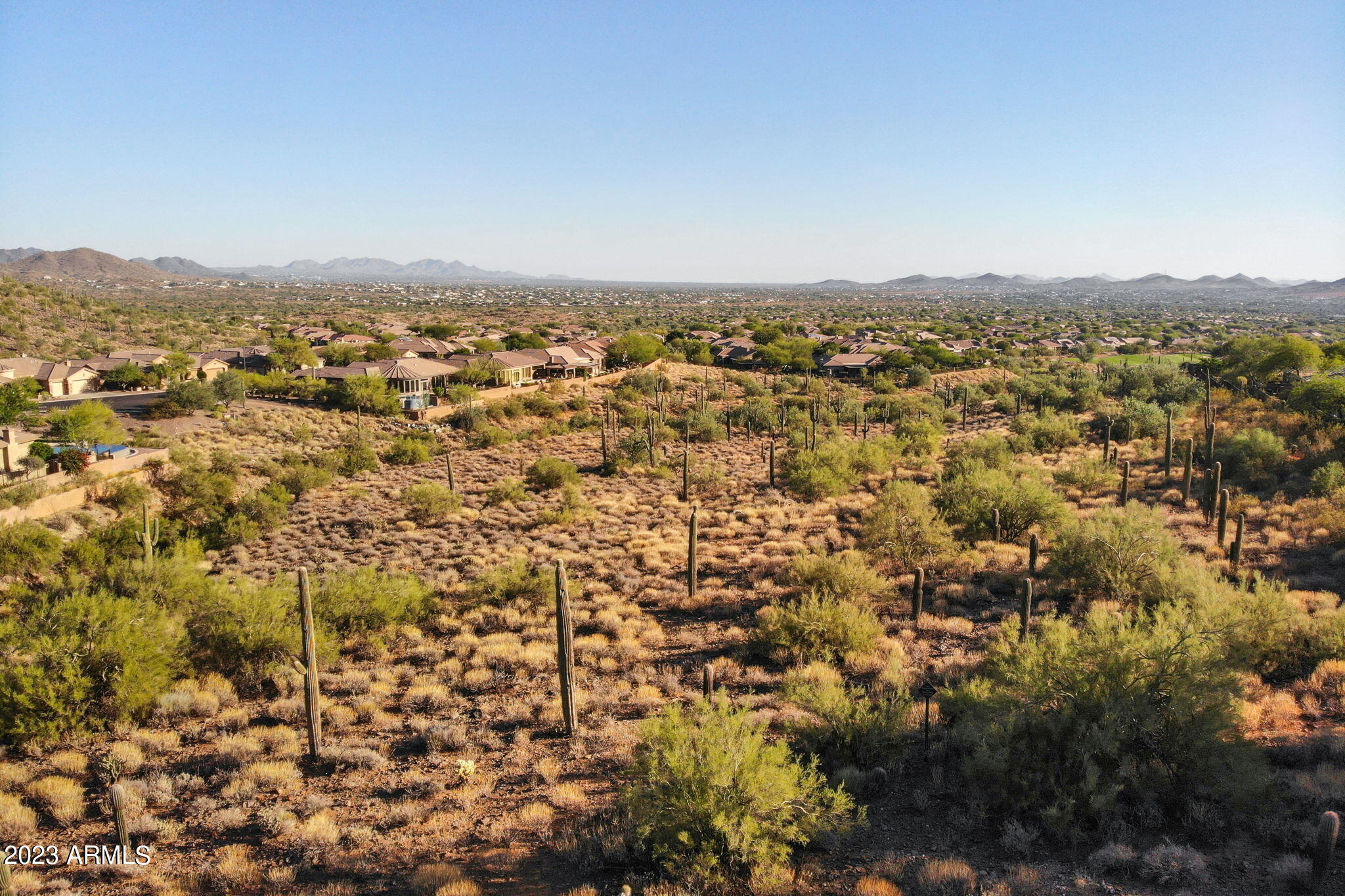 42409 North Back Creek Way Anthem, AZ 85086 - Photo 75 of 87 an aerial view of residential houses with city view