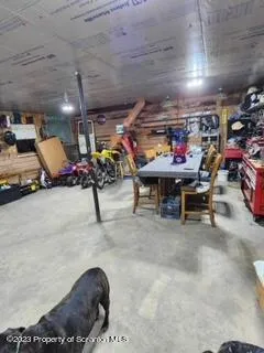 a view of room with gym equipment
