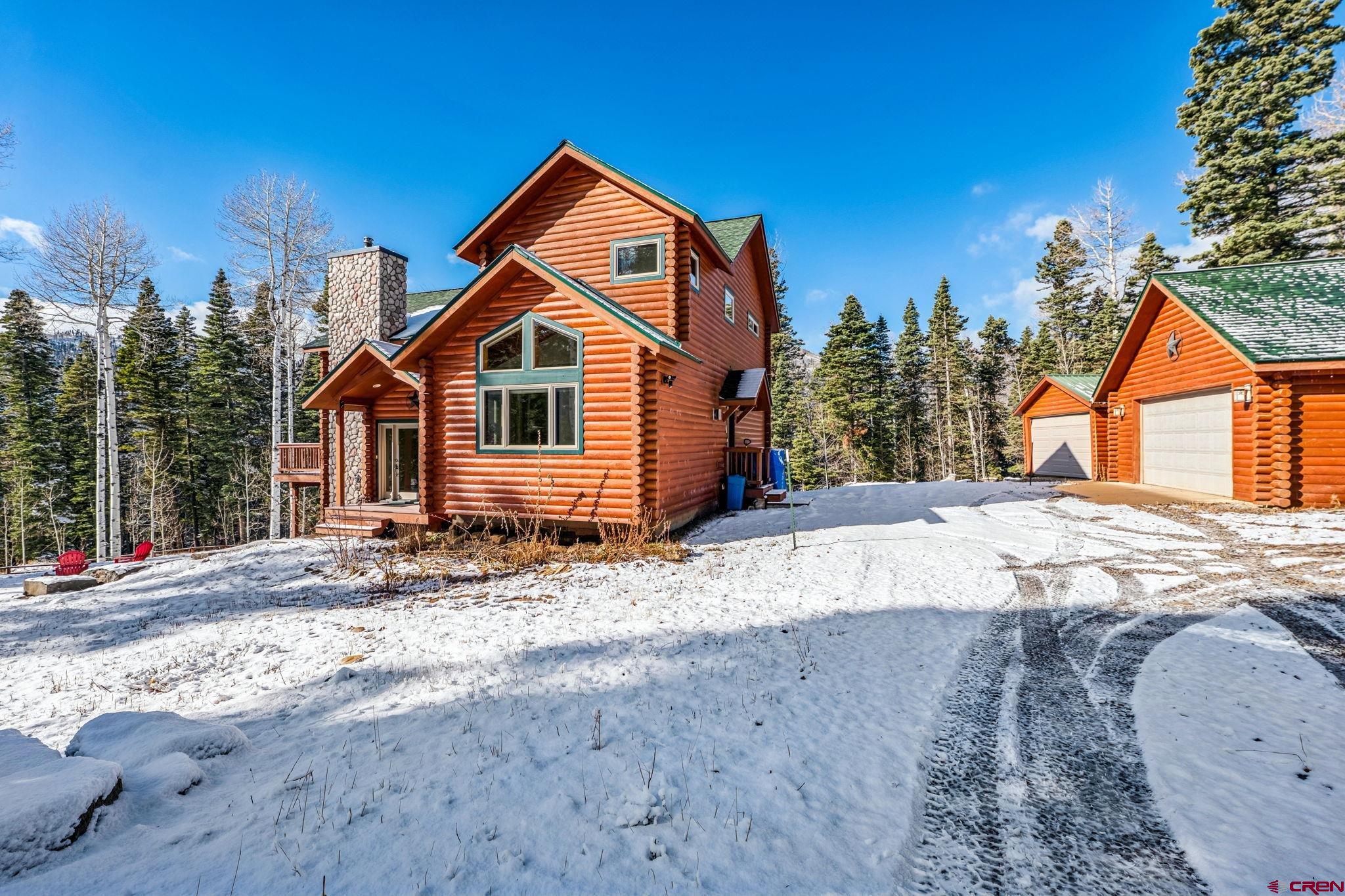 191 Aspen Drive Durango, CO 81301 - Photo 30 of 43 a view of backyard of the house