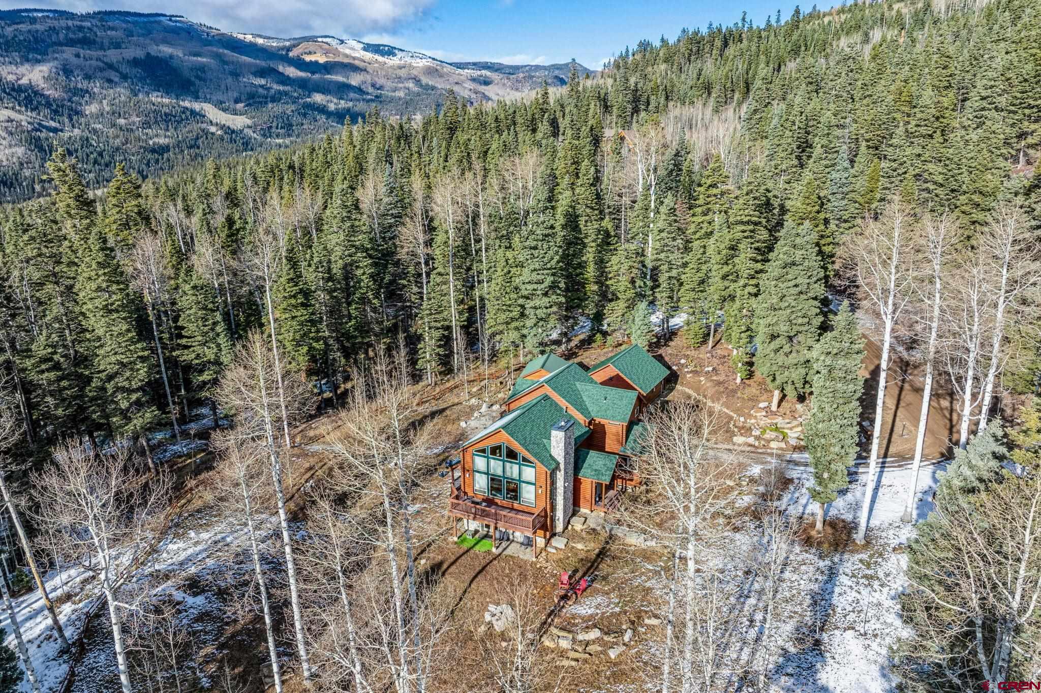 191 Aspen Drive Durango, CO 81301 - Photo 33 of 43 a view of a city with lush green forest