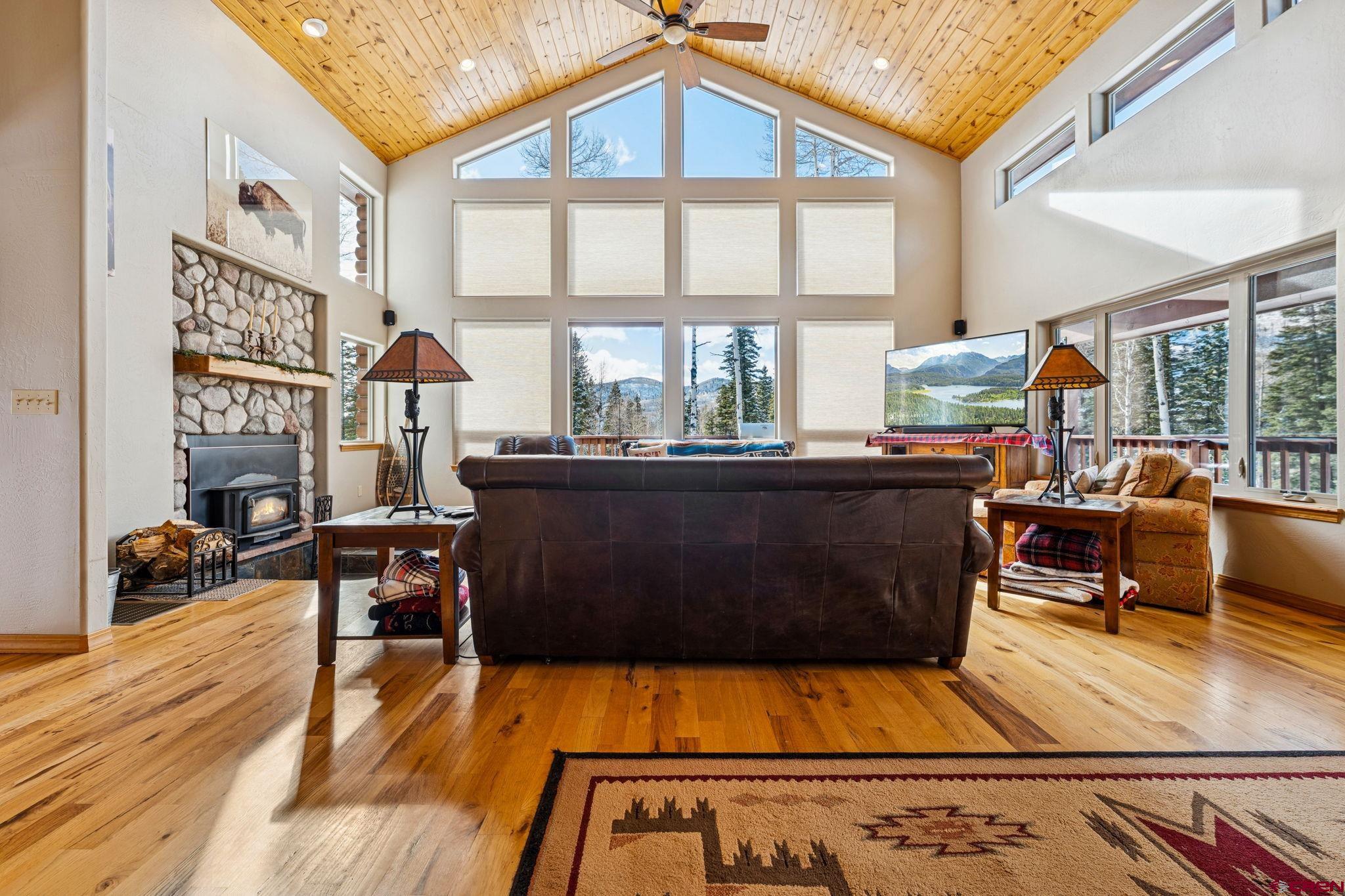 191 Aspen Drive Durango, CO 81301 - Photo 8 of 43 a living room with a couch and a table