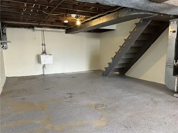 a view of water heater room