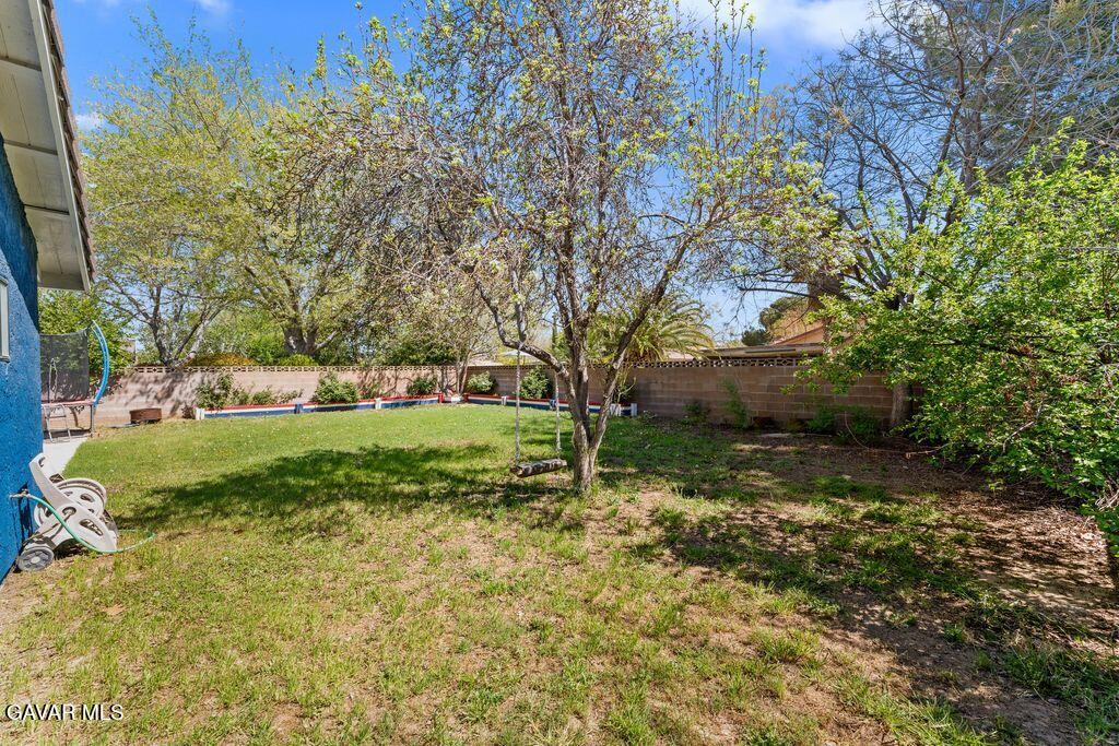 44246 Ruthron Avenue Lancaster, CA 93536 - Photo 27 of 31 a view of backyard with green space