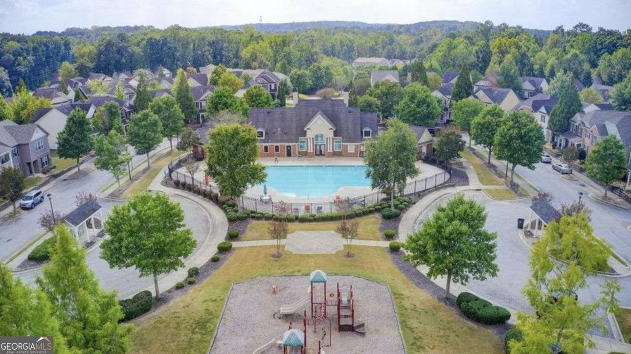 844 Venture Way Atlanta, GA 30331 - Photo 29 of 37 an aerial view of a house with a garden