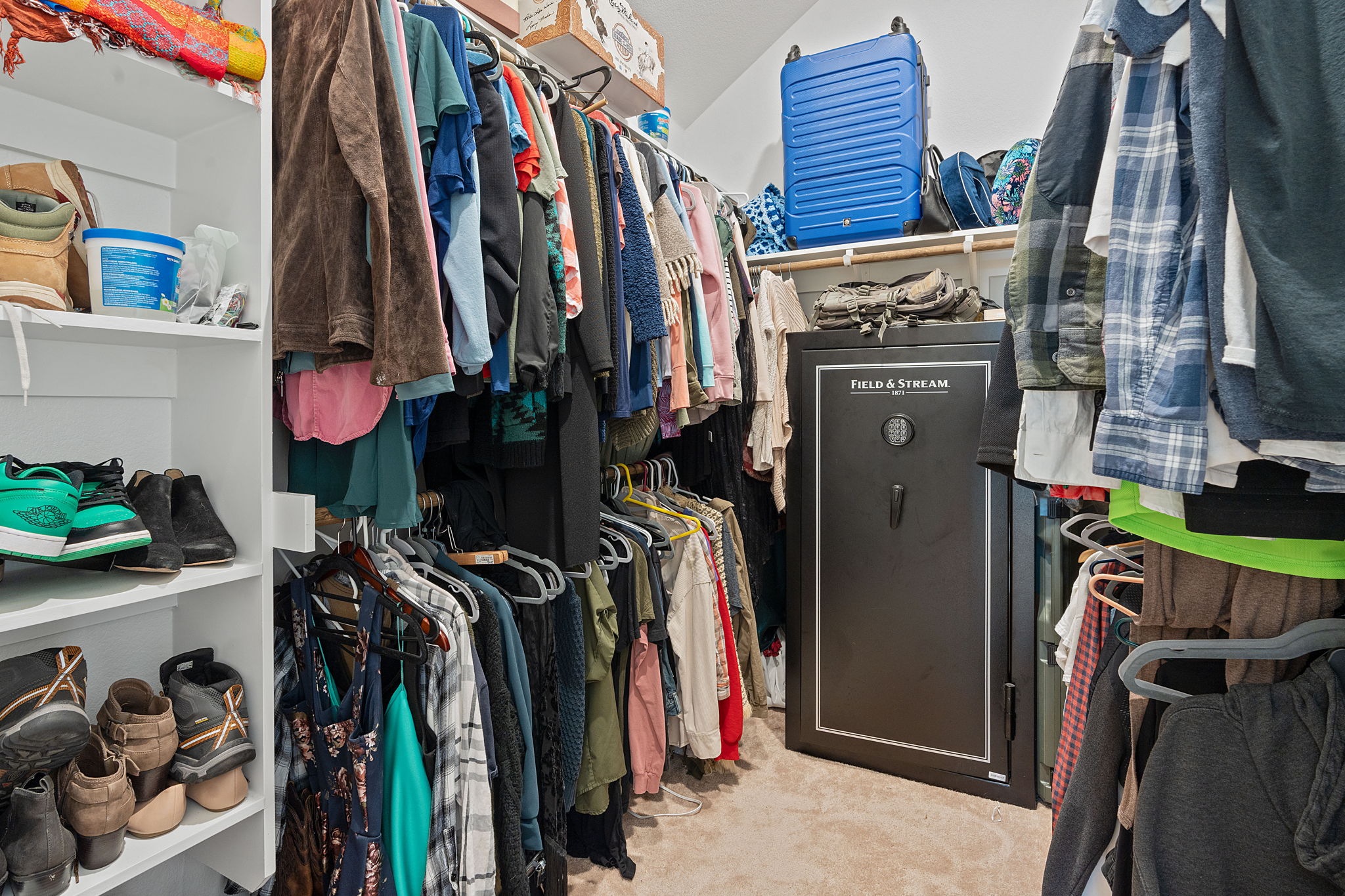 213 Treasure Trove Path Kyle, TX 78640 - Photo 25 of 29 Walk in closet with light carpet