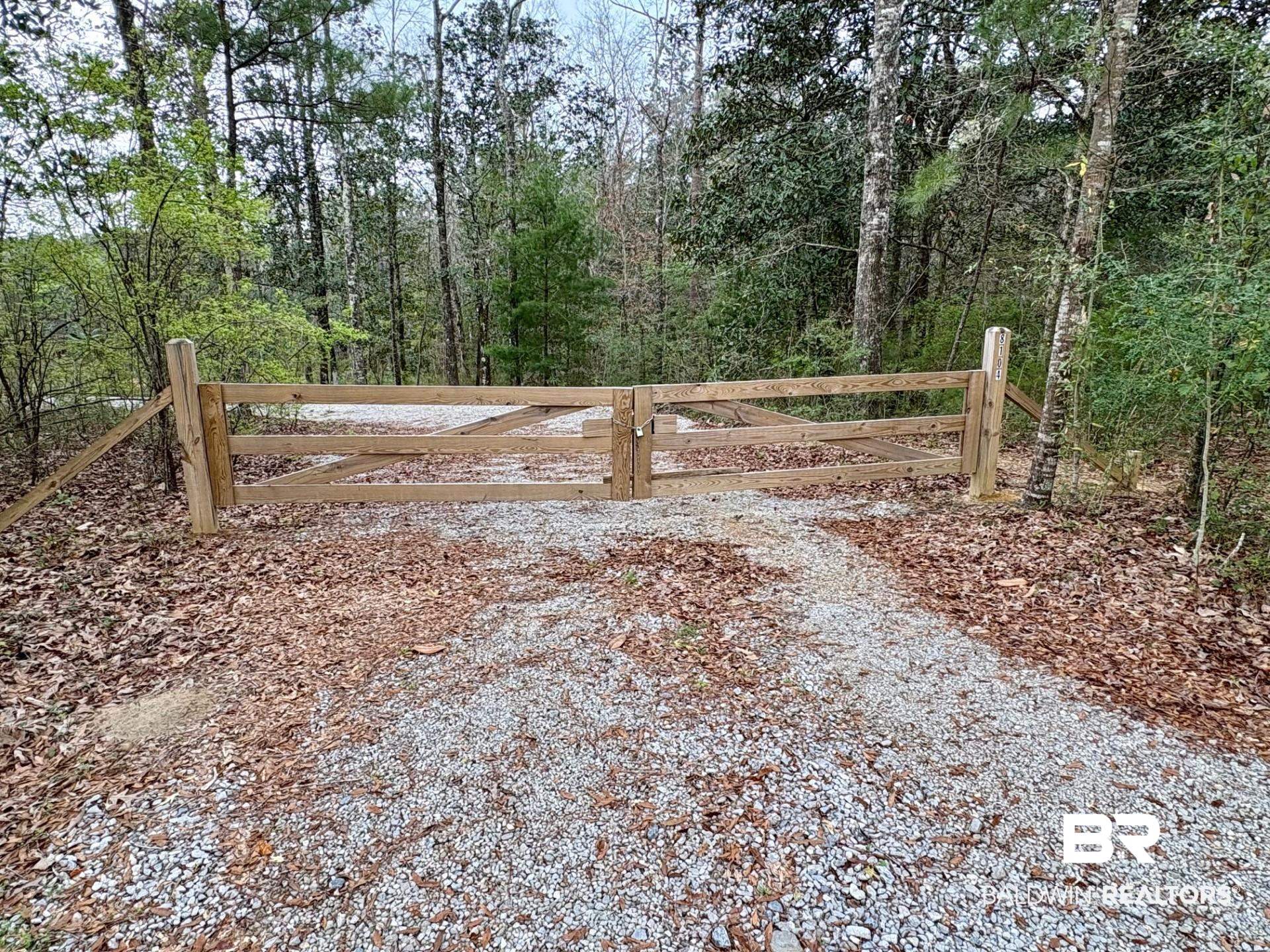 8104 Patricks Ldg Road Bay Minette, AL 36507 - Photo 1 of 12 View of gate