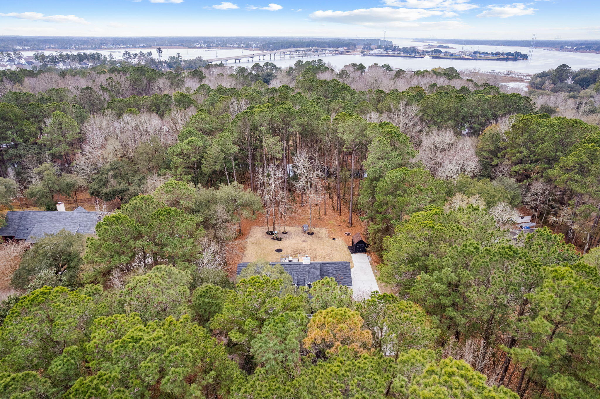 204 Ferry Point Drive Charleston, SC 29492 - Photo 17 of 23 Aerial View