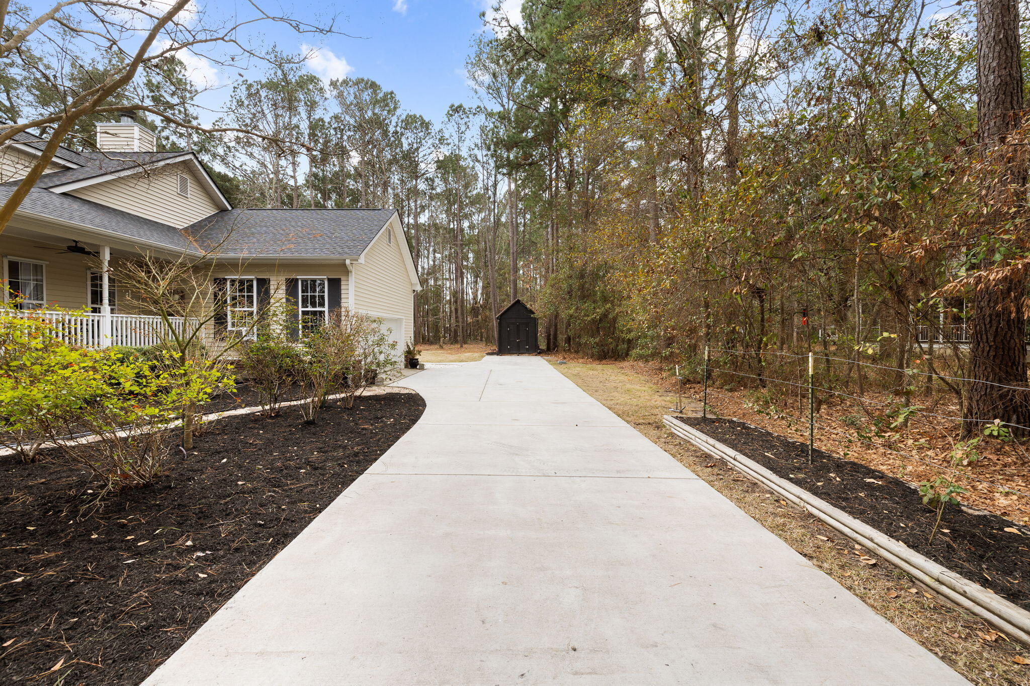 204 Ferry Point Drive Charleston, SC 29492 - Photo 32 of 36 Paved Driveway & Shed