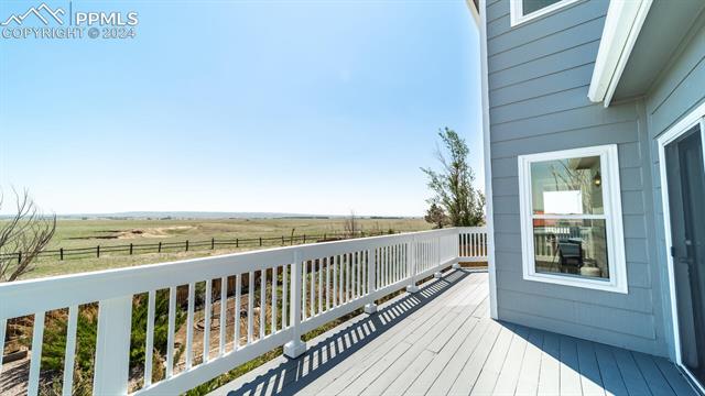 11125 Eureka Road Calhan, CO 80808 - Photo 41 of 44 Deck with a rural view