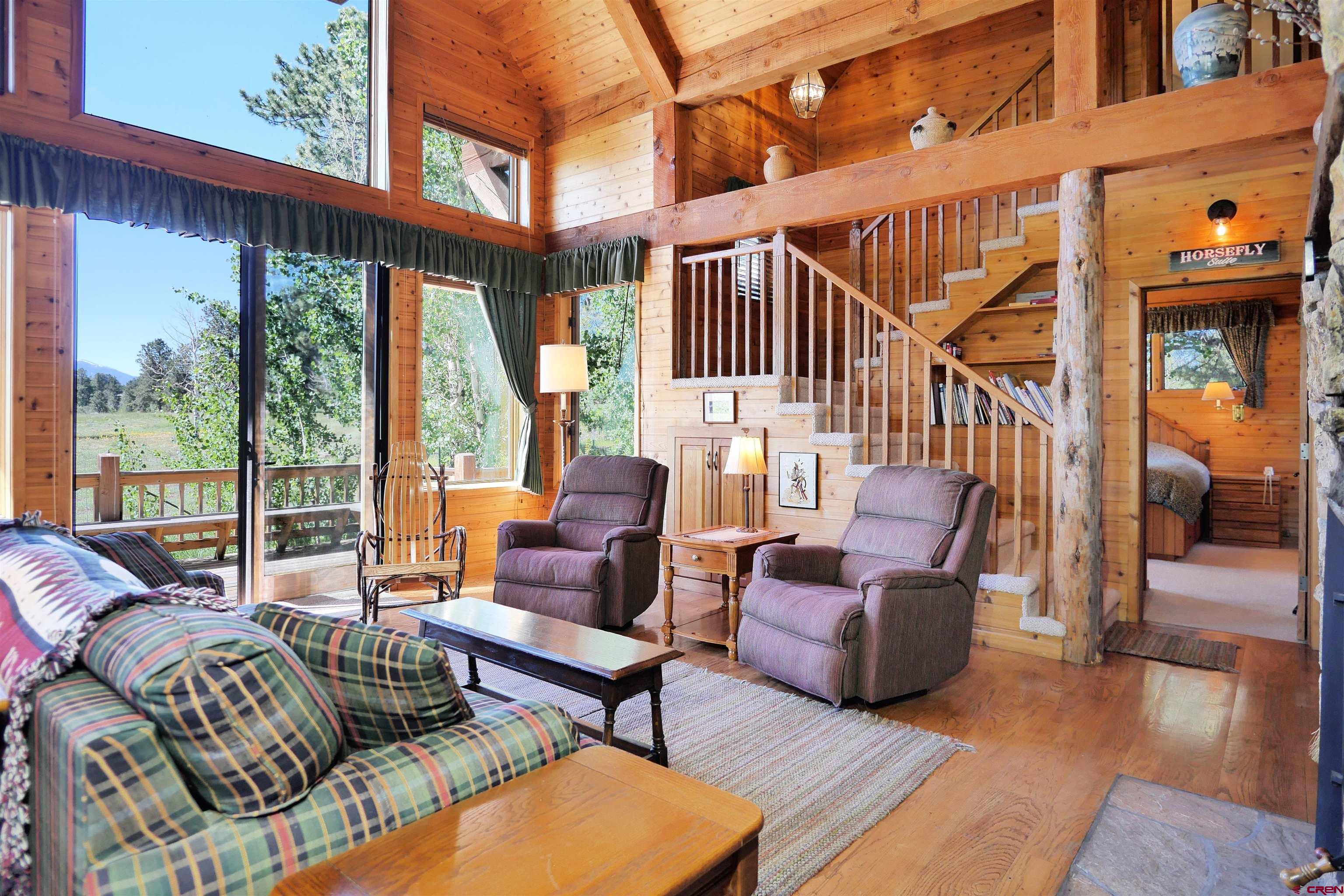 2425 62x Road Placerville, CO 81430 - Photo 10 of 30 a outdoor living room with furniture a rug and a large window