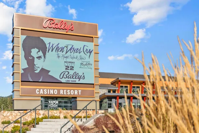 a front view of a building