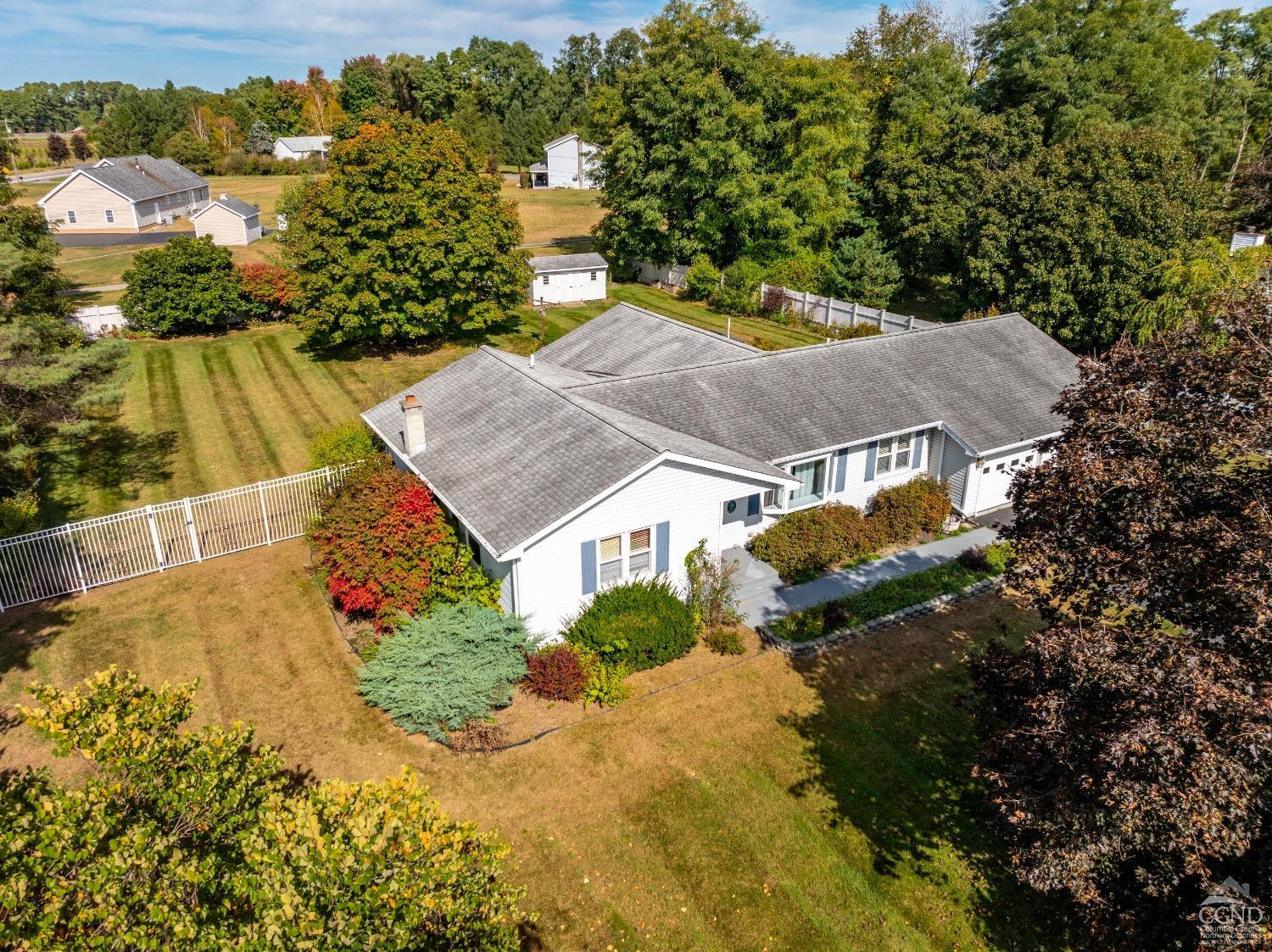 76 Rossman Circle Hudson, NY 12534 - Photo 10 of 36 an aerial view of a house with a yard basket ball court and outdoor seating