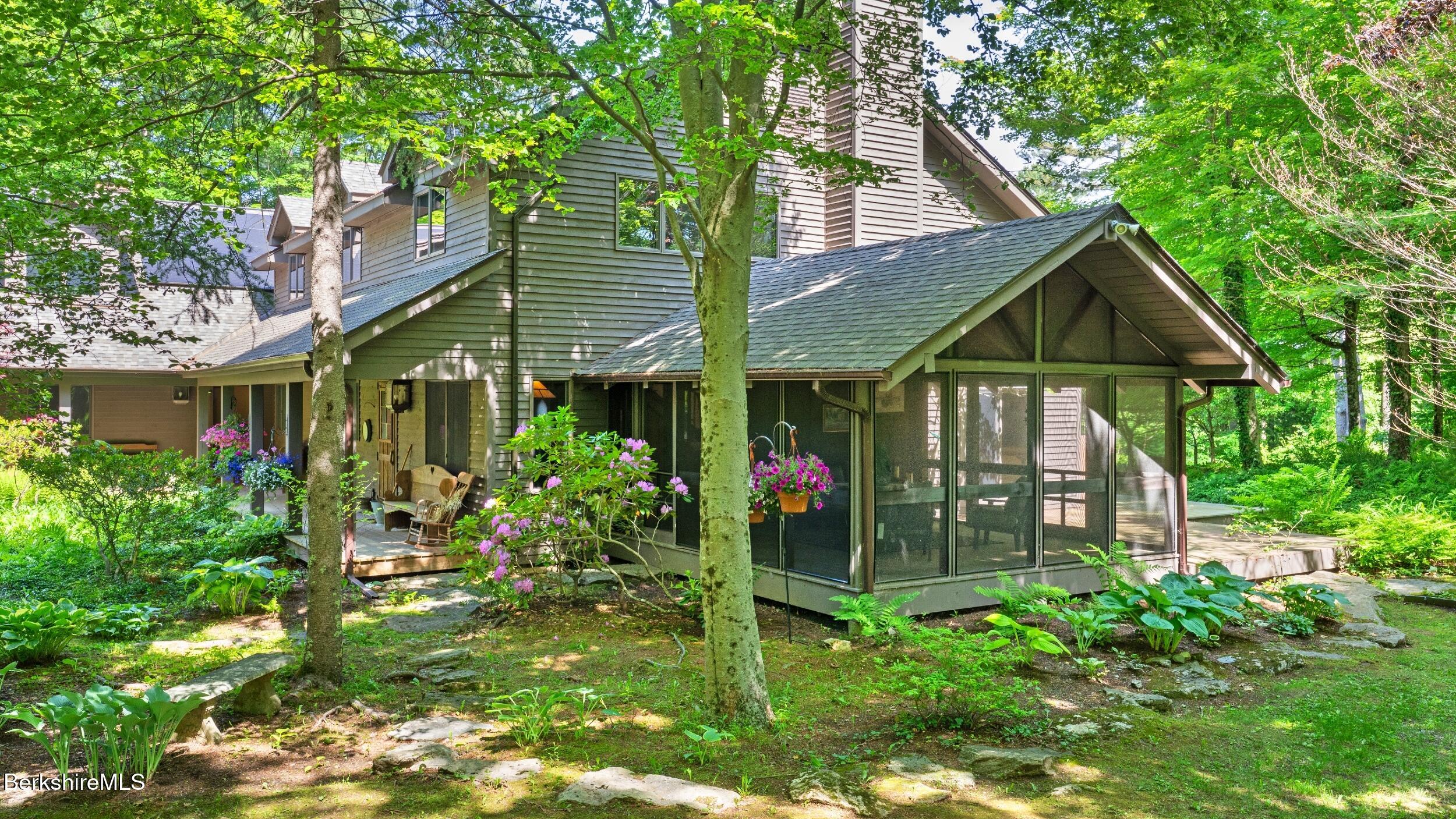 173 Hillsdale Road Egremont, MA 01230 - Photo 11 of 82 a view of a house with a yard and potted plants