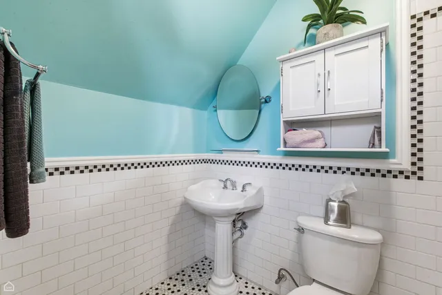 a backyard of a house with seating space