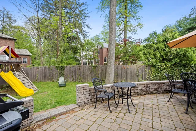 a outdoor living space with furniture and a potted plant
