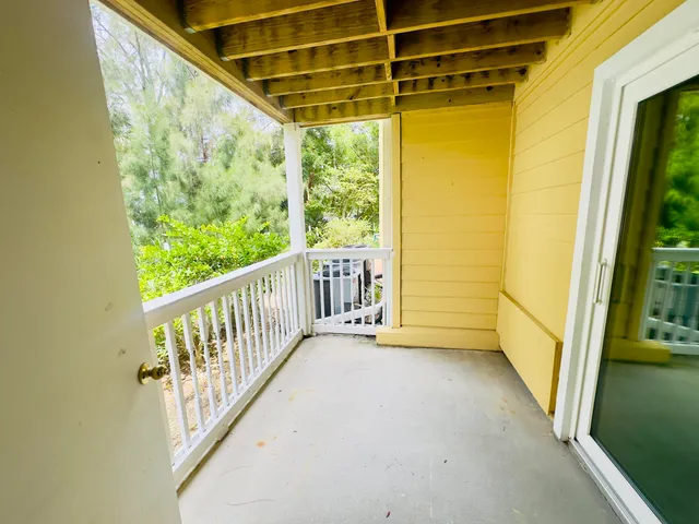 a view of a porch