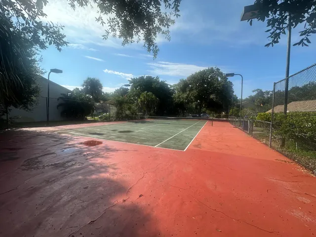 a view of a basketball court