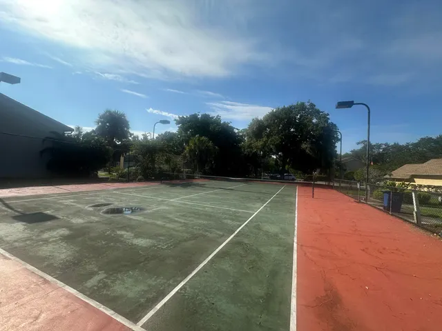 a view of a tennis court