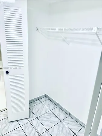 a view of a glass door with a glass door