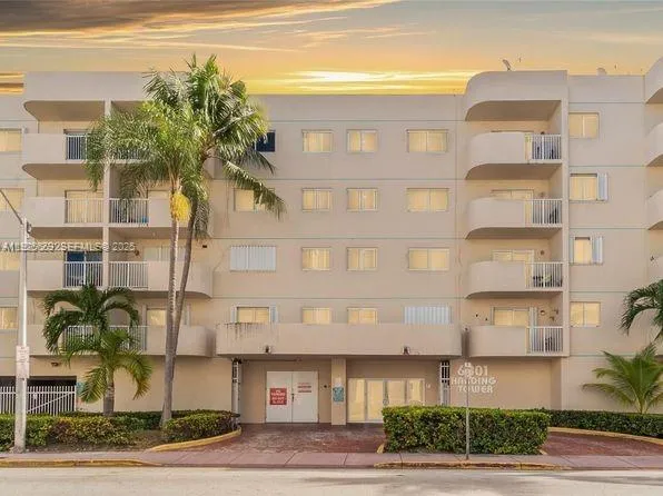 a front view of a multi story residential apartment building