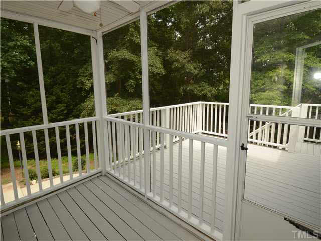 1328 Princess Anne Road Cary, NC 27513 - Photo 9 of 20 a view of balcony with wooden floor