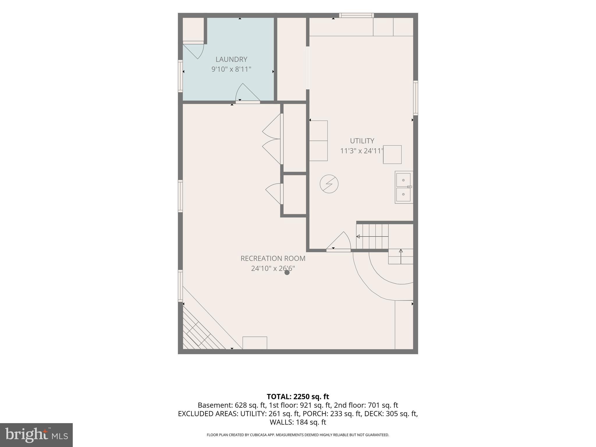 510 Murdock Road Baltimore, MD 21212 - Photo 65 of 68 Lower Level Floor Plan