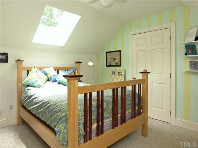 2520 Beechridge Road Raleigh, NC 27608 - Photo 15 of 25 This delightful bedroom with a skylight, full bath and closet is on the third floor.
