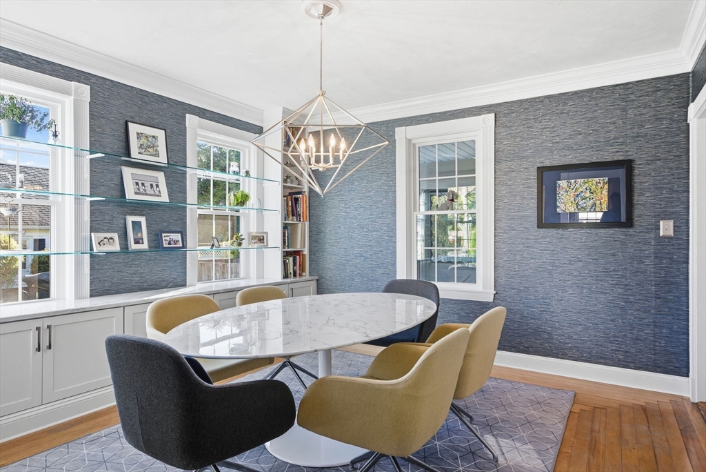 300 Greeley Street Clinton, MA 01510 - Photo 6 of 40 a view of a dining room with furniture wooden floor and chandelier