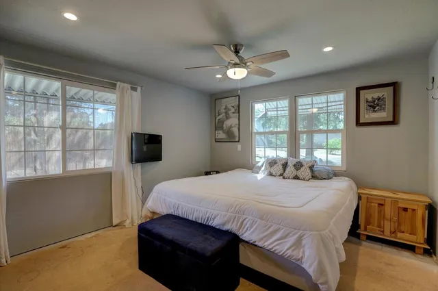 a kitchen with sink and window