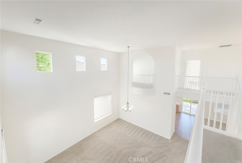 a view of an empty room