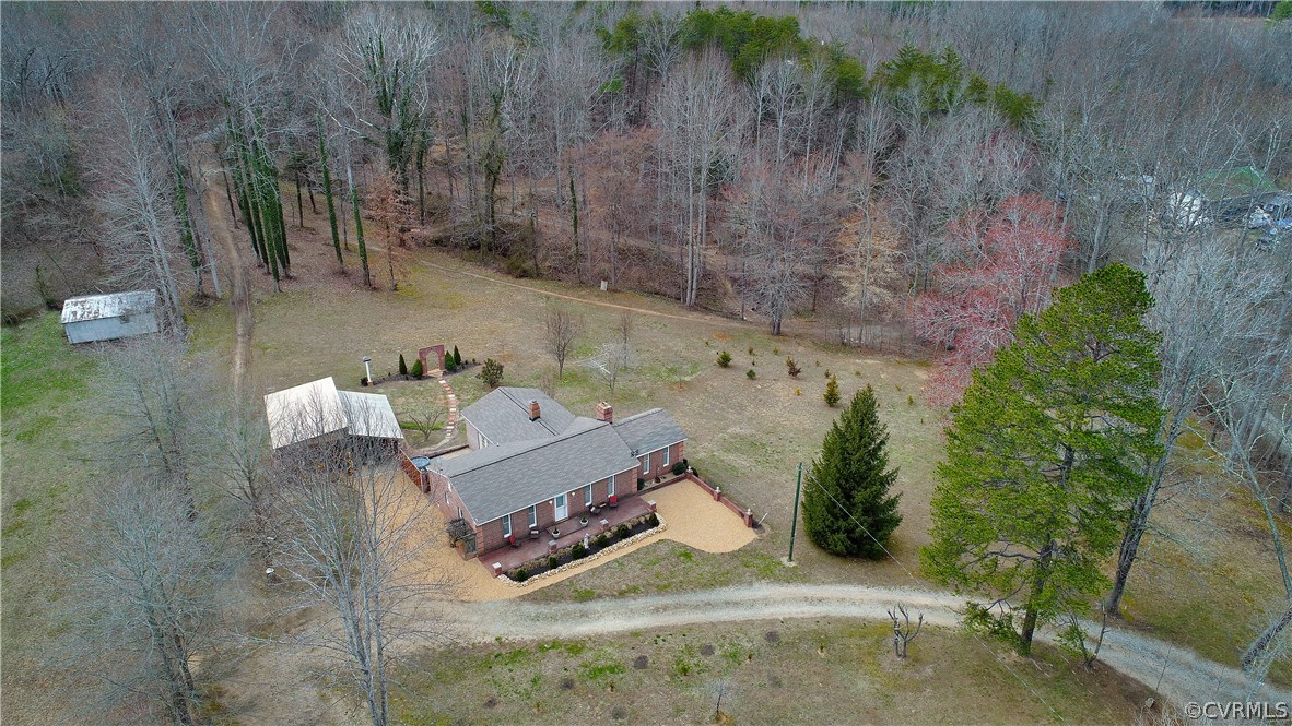 701 Clement Town Road Powhatan, VA 23139 - Photo 3 of 38 Brick Rancher, Land, Stream, Outbuilding & More!