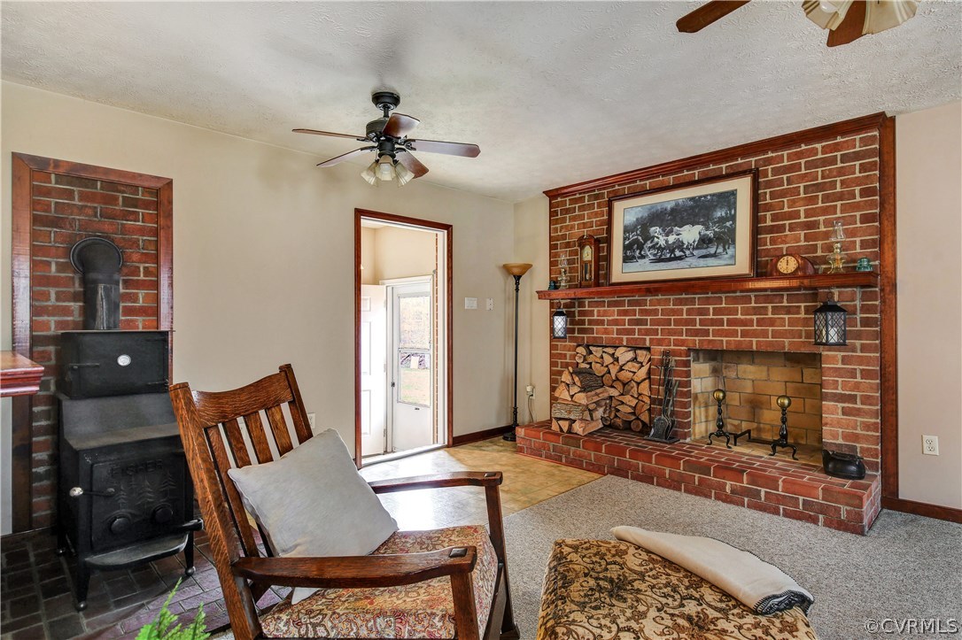 701 Clement Town Road Powhatan, VA 23139 - Photo 10 of 38 Wood Stove and Fireplace Views
