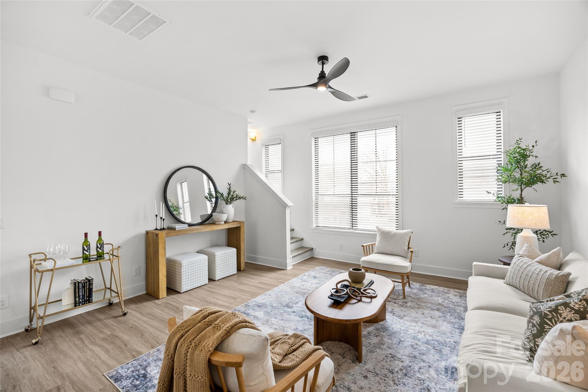 4041 South Tryon Street Charlotte, NC 28217 - Photo 27 of 45 a bedroom with furniture and a window