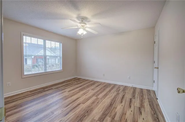 wooden floor in an empty room