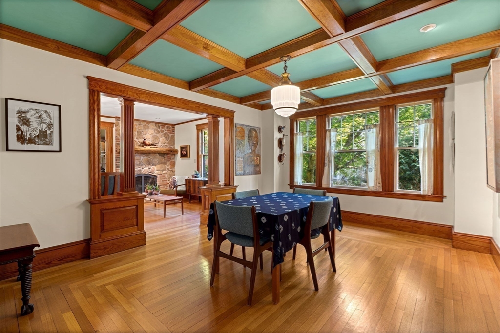 177 Highland Road Andover, MA 01810 - Photo 11 of 37 a dining room with furniture and wooden floor