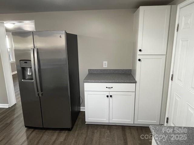 109 Lineview Drive Matthews, NC 28104 - Photo 5 of 16 a kitchen with a refrigerator and cabinets