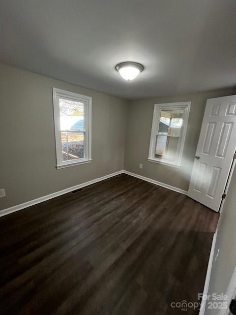 109 Lineview Drive Matthews, NC 28104 - Photo 7 of 16 an empty room with wooden floor cabinet and windows