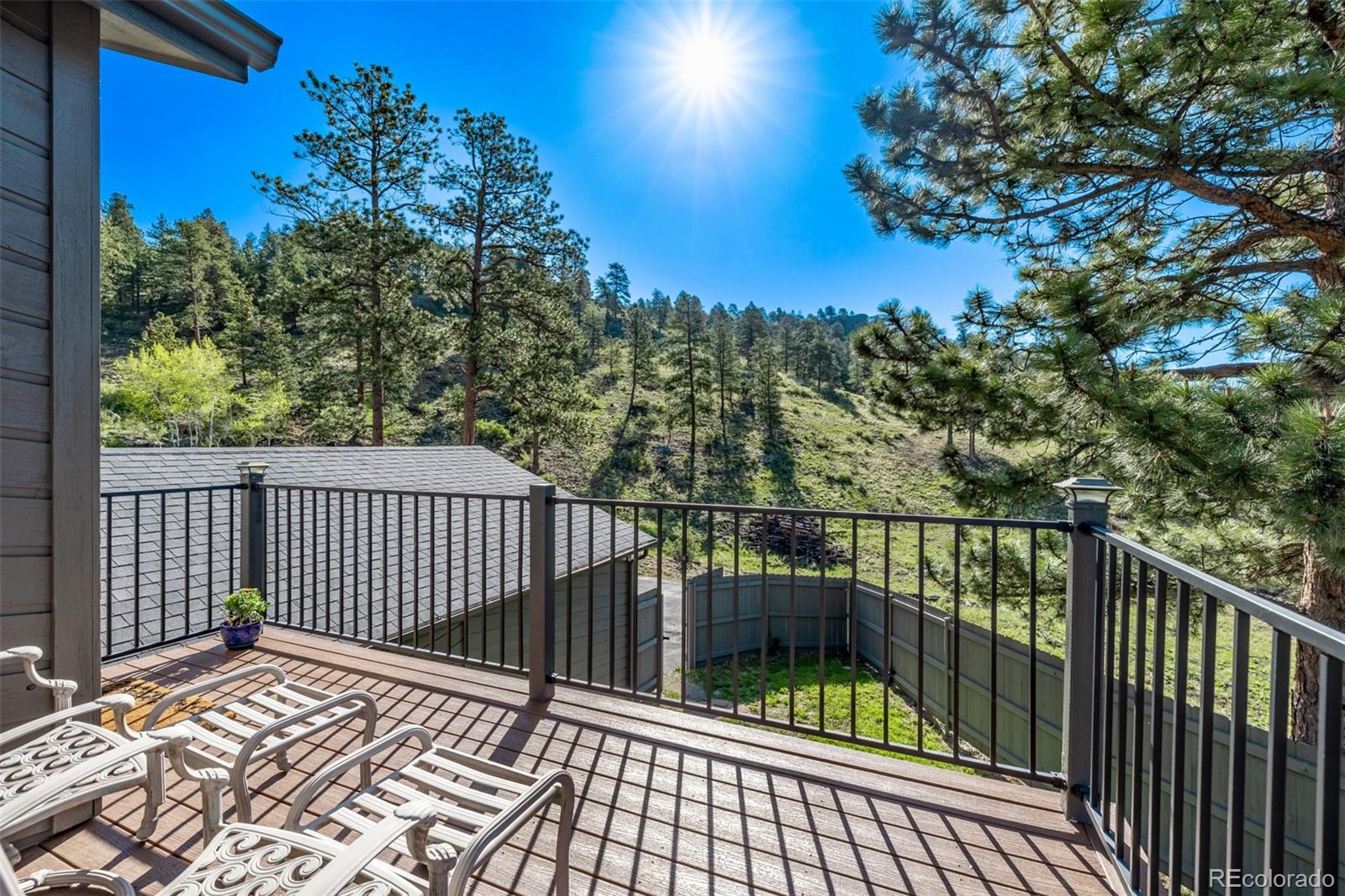 13950 Pine Valley Road Pine, CO 80470 - Photo 34 of 49 a view of a balcony