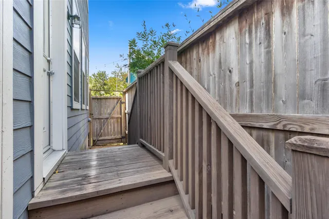 a view of deck and patio